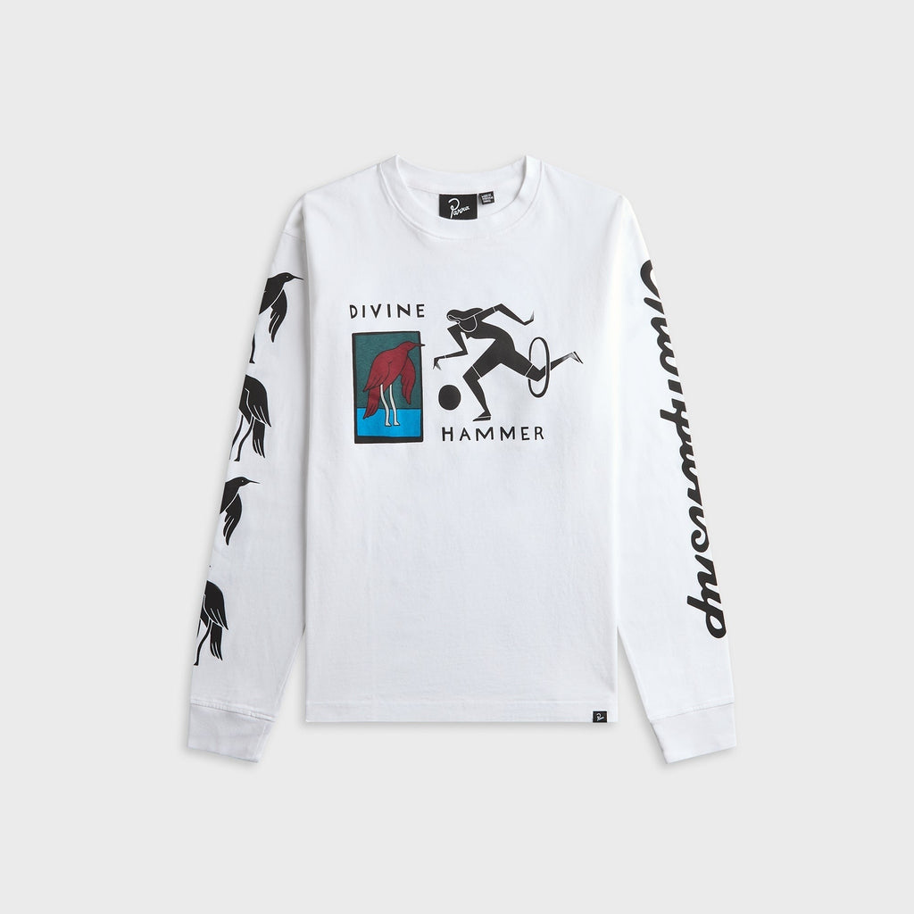 by Parra Divine Hammer Long Sleeve Tee - White