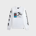 by Parra Divine Hammer Long Sleeve Tee - White