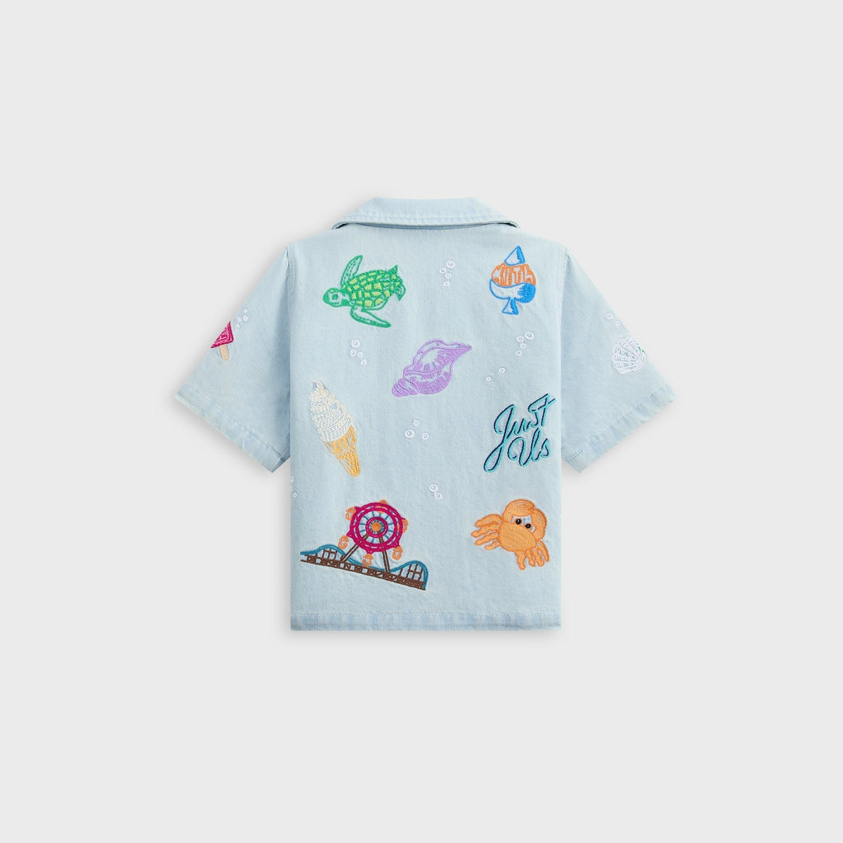 Kith Baby Novelty Thompson Camp Shirt - Light Indigo