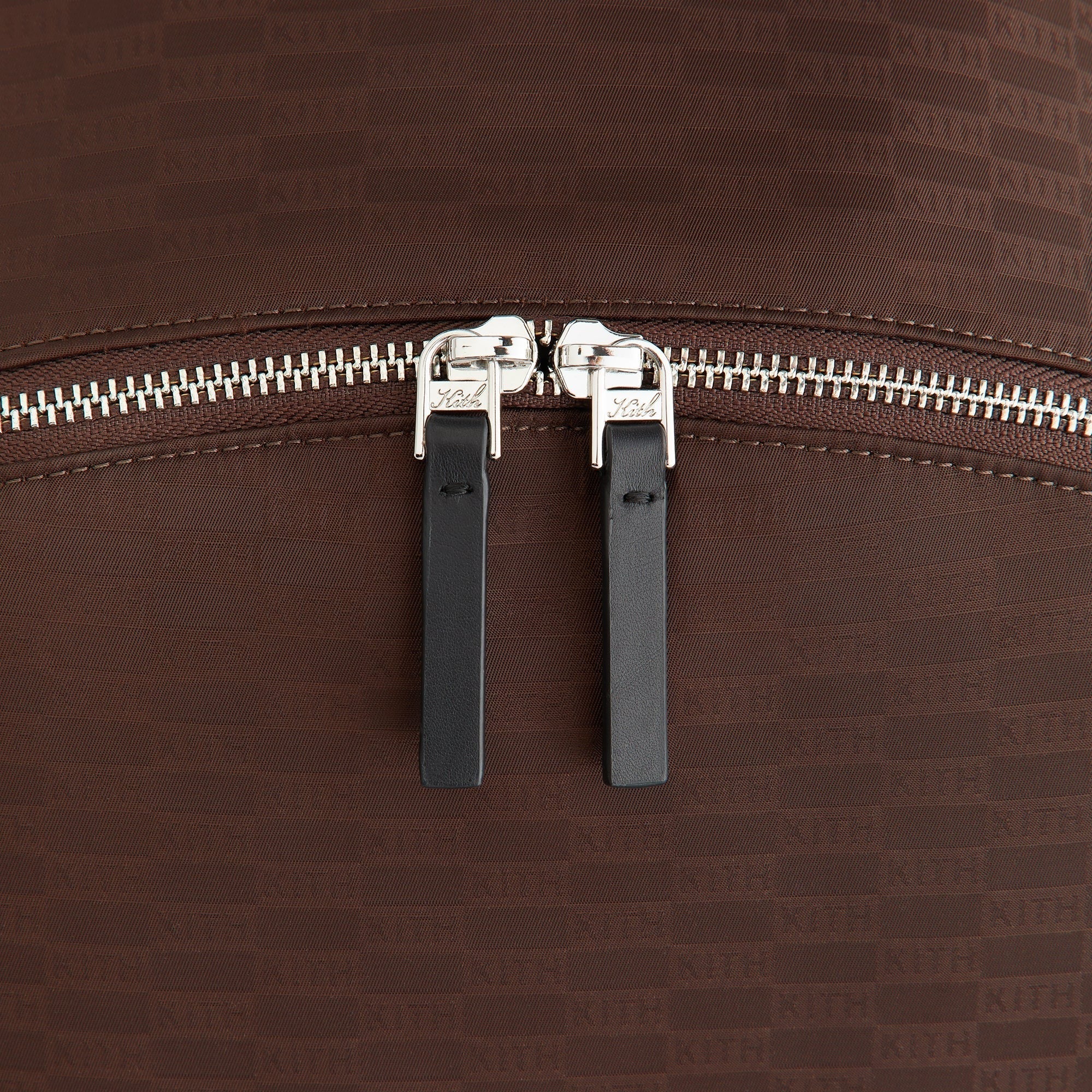 Kith Monogram Nylon Jacquard Backpack - Dark Roast