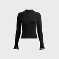 Alexander Wang Ribbed Long Sleeve Turtleneck - Black