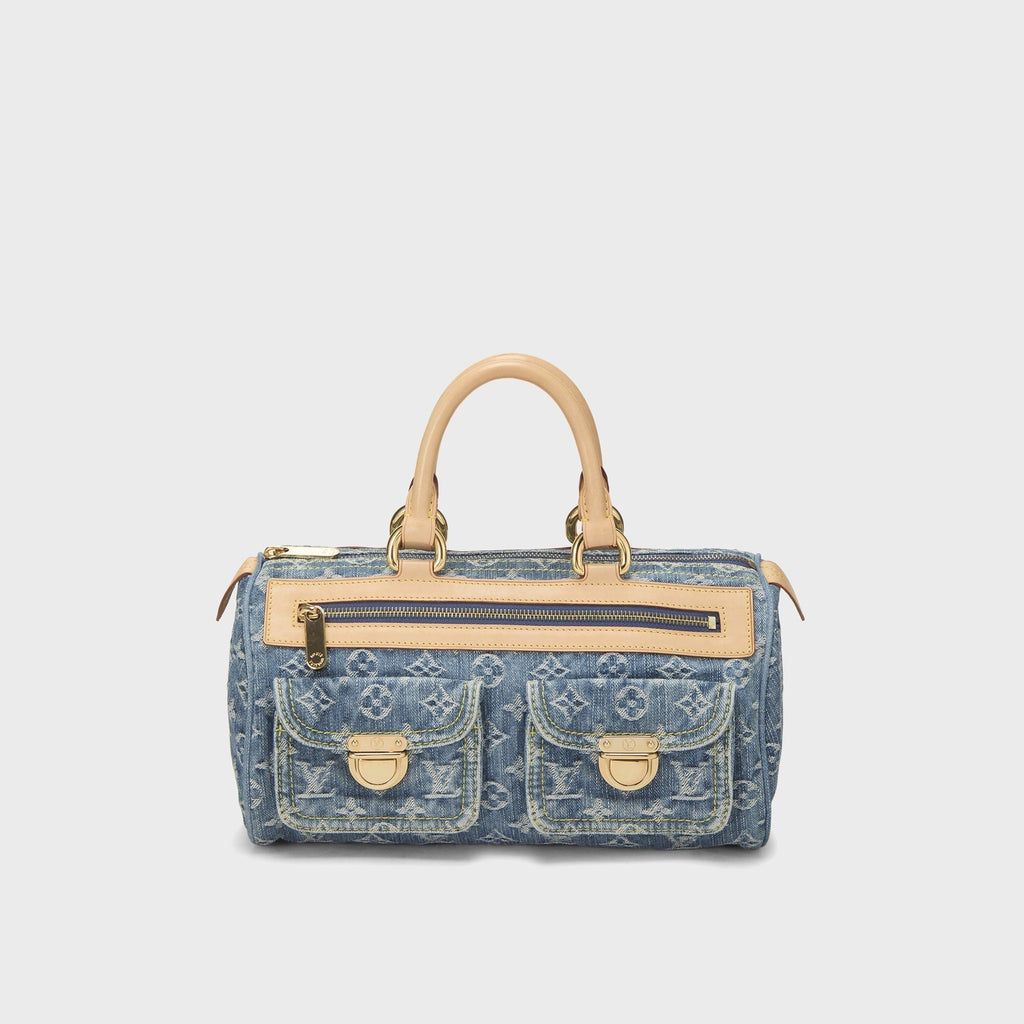WGACA Louis Vuitton Denim Neo Speedy - Blue