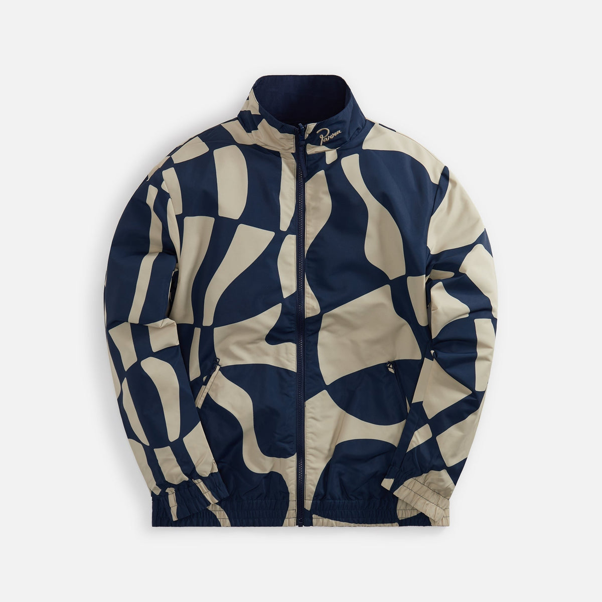 by Parra Zoom Winds Reversible Track Jacket - Navy Blue