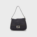 WGACA Fendi Denim Mama Baguette Bag - Blue