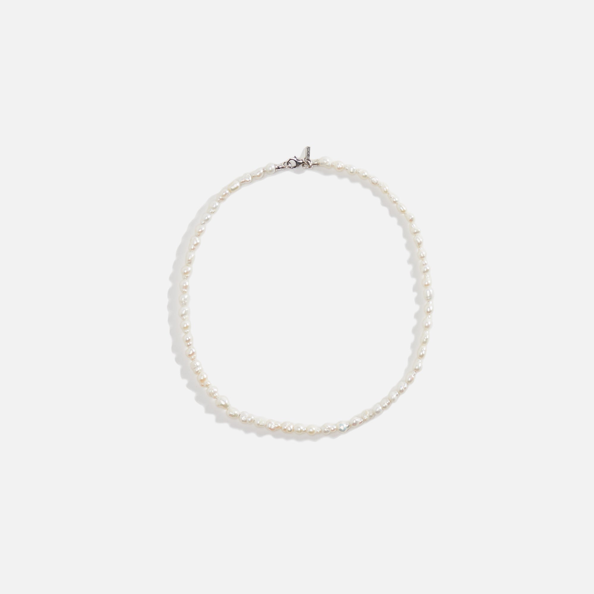 Emanuele Bicocchi Baroque Pearl Necklace - White
