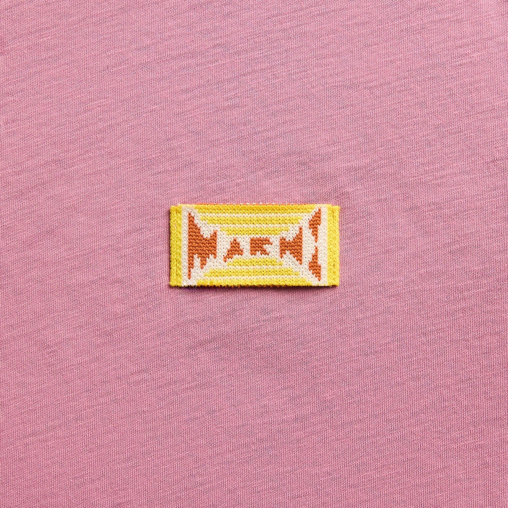 Marni Layered Cotton Tee - Pink / Mustard