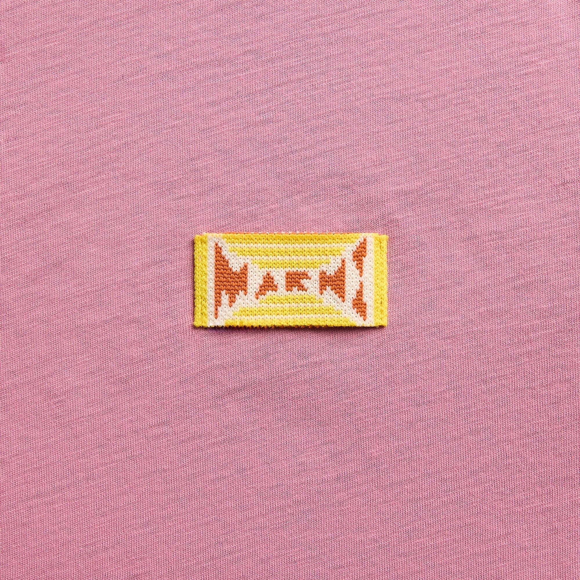 Marni Layered Cotton Tee - Pink / Mustard