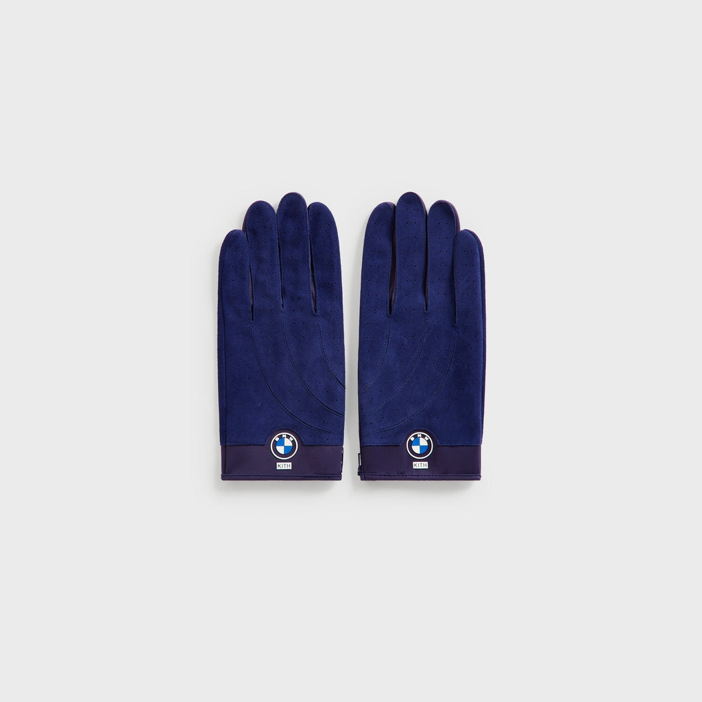 Kith for BMW Suede Driving Gloves - Techno Violet