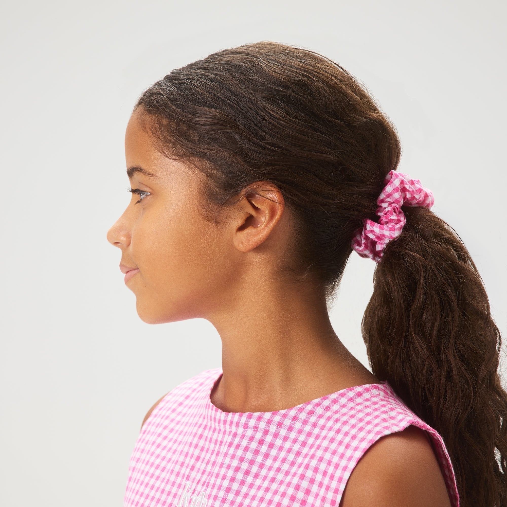 Kith Kids Gingham Cropped Tie Tank - Electra