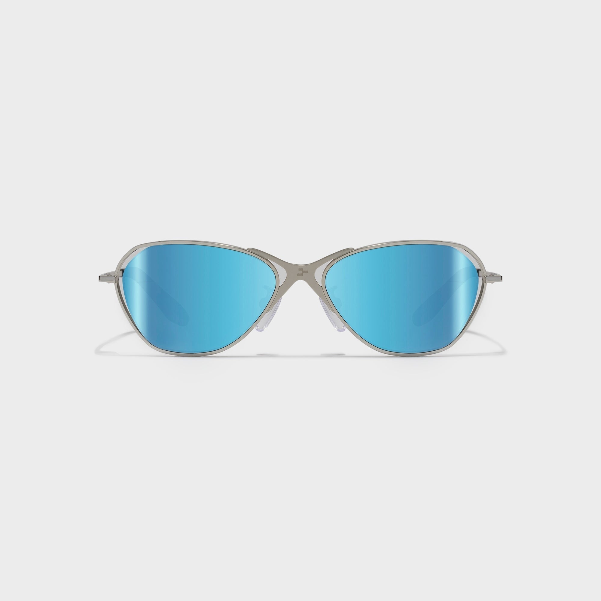 NRGY Loop Frames - Chrome / Blue Water Lenses