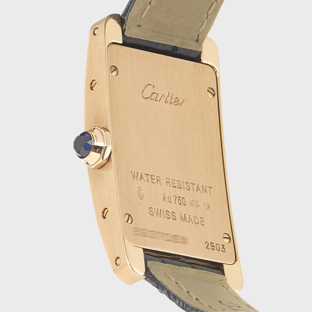 WGACA Cartier Tank Américaine Watch 35mm - Silver/ Rose Gold