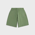 Awake NY Striped Shorts - Green