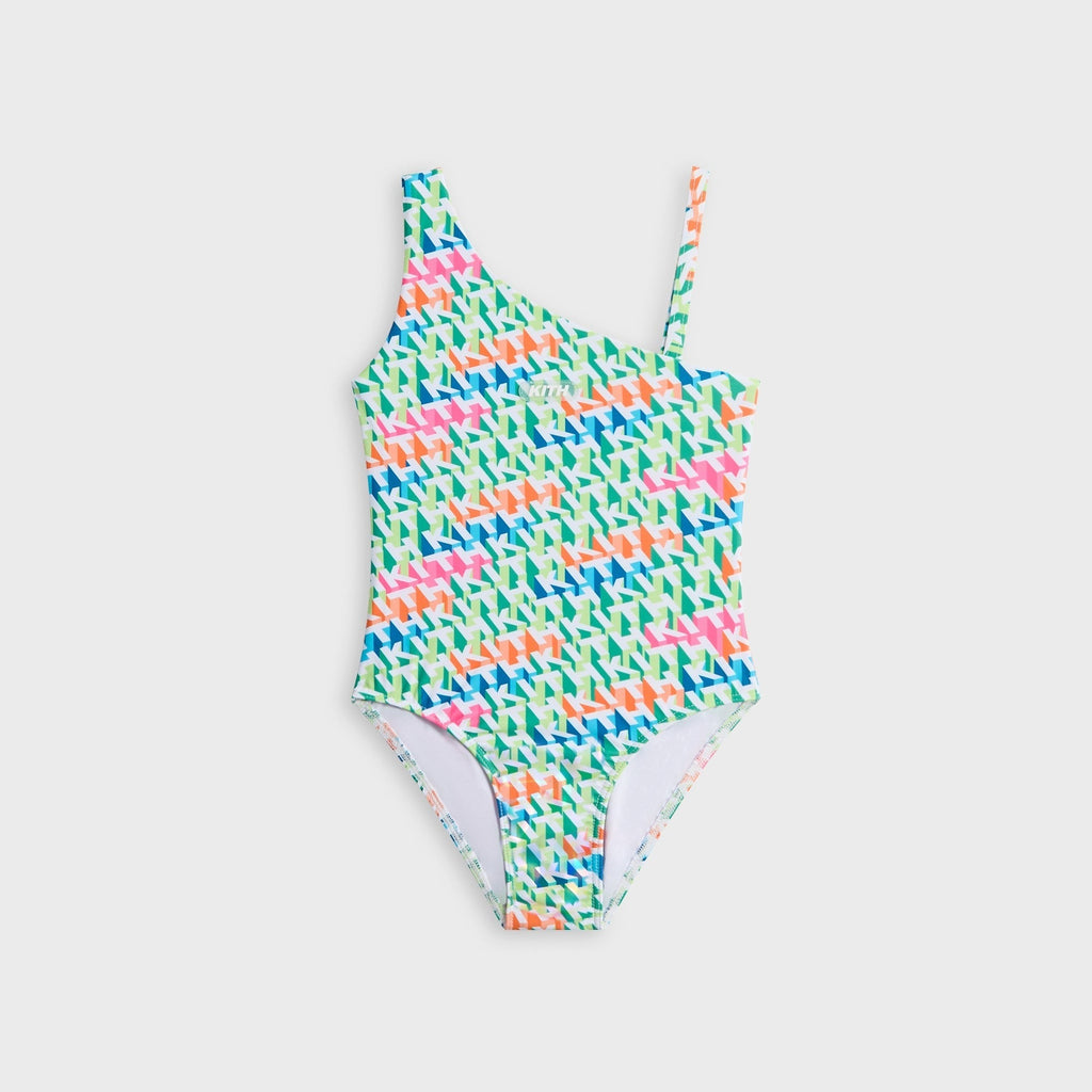 Kith Kids 3D Monogram Gemma One Piece Suit - Peridot