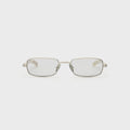 Flatlist Sting Sunglasses - Brushed Silver / Carrara Fantasy / Light Grey