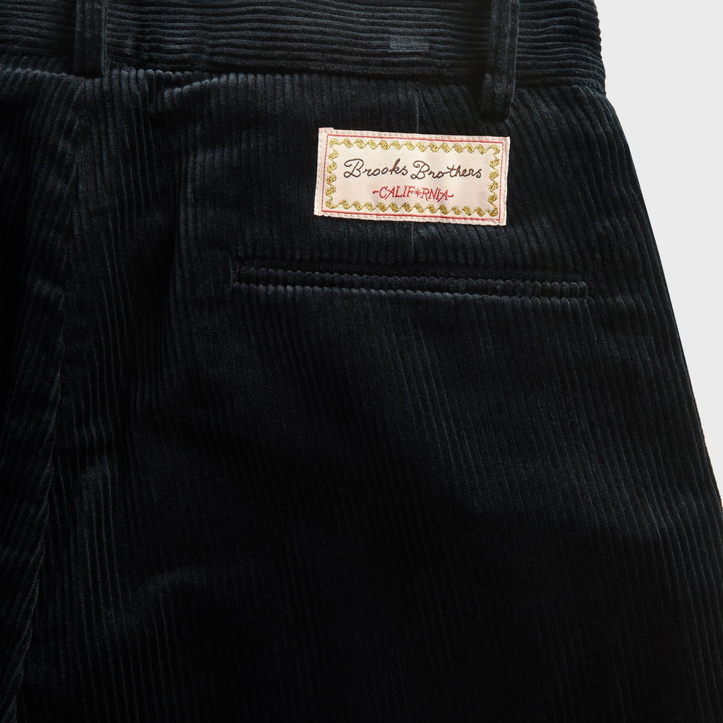 Brain Dead x Brooks Brothers California Pleated Corduroy Trouser - Midnight Blue