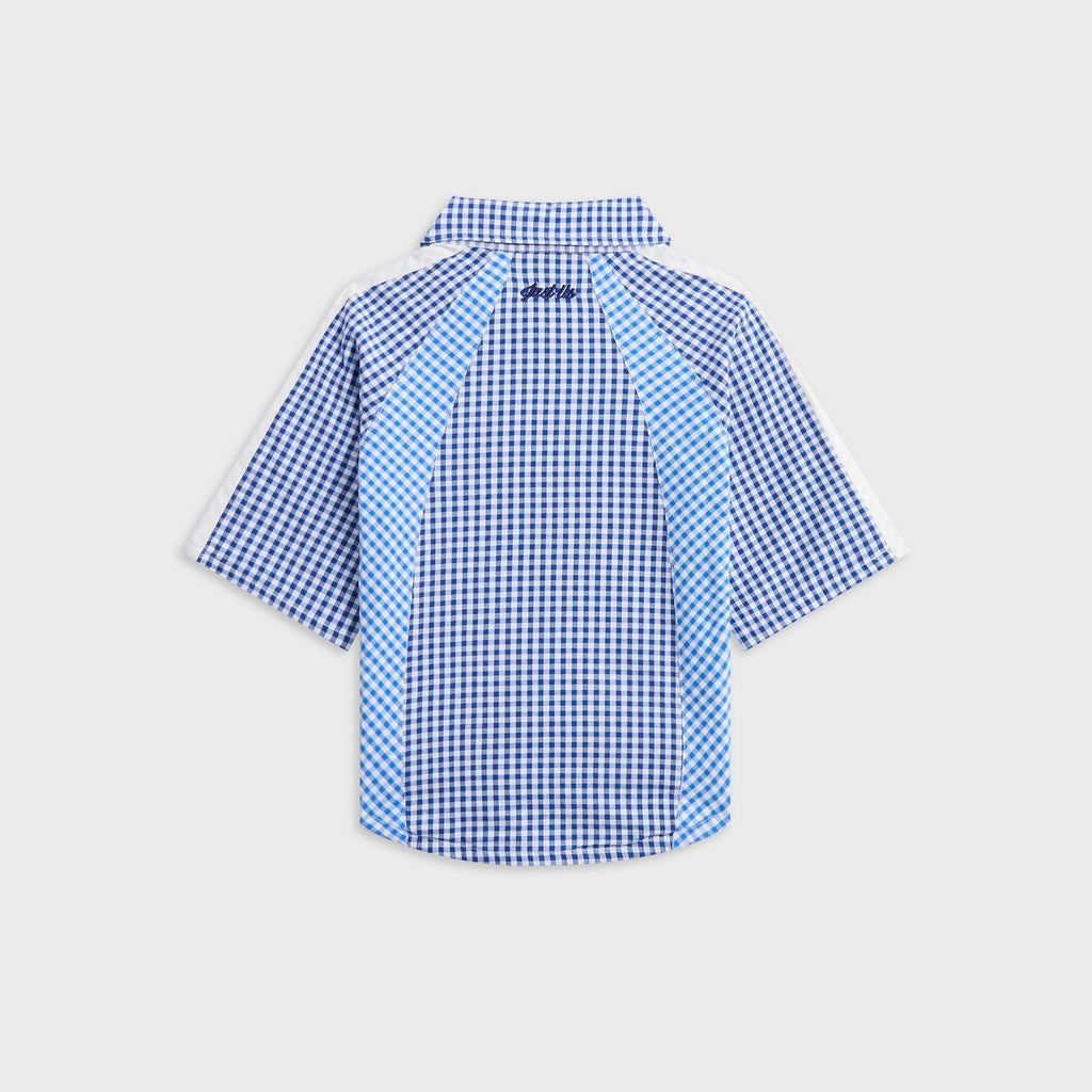Kith Kids Color-Blocked Gingham Apollo Shirt - Layer