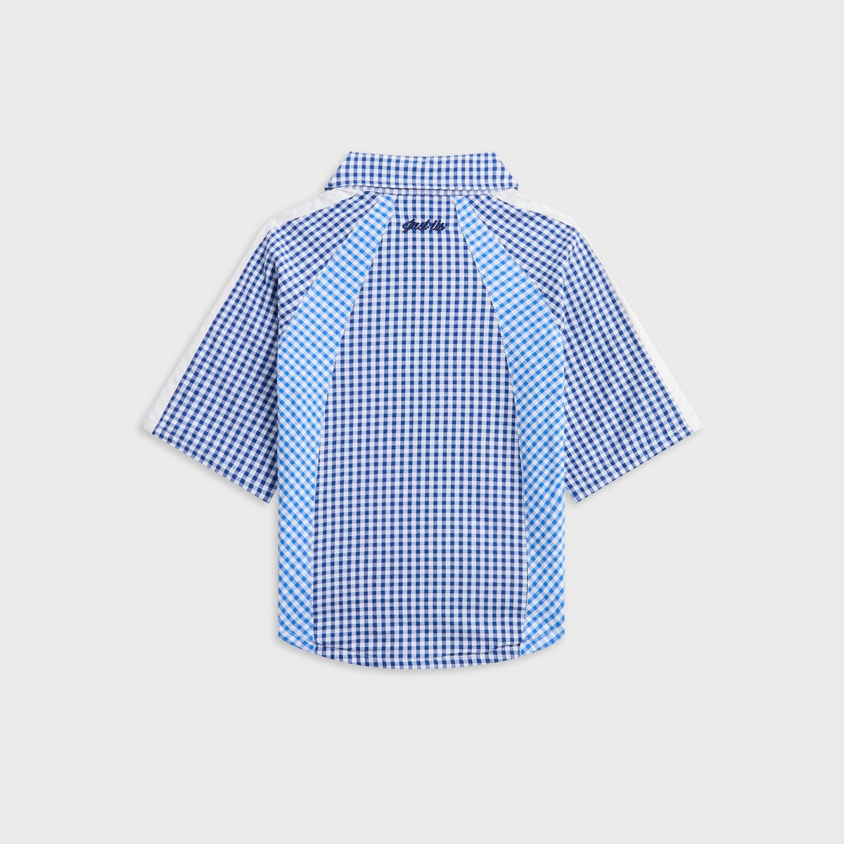 Kith Kids Color-Blocked Gingham Apollo Shirt - Layer