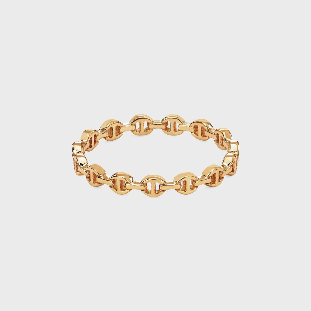 Hoorsenbuhs Micro Dame I Tri-Link Ring - Yellow Gold