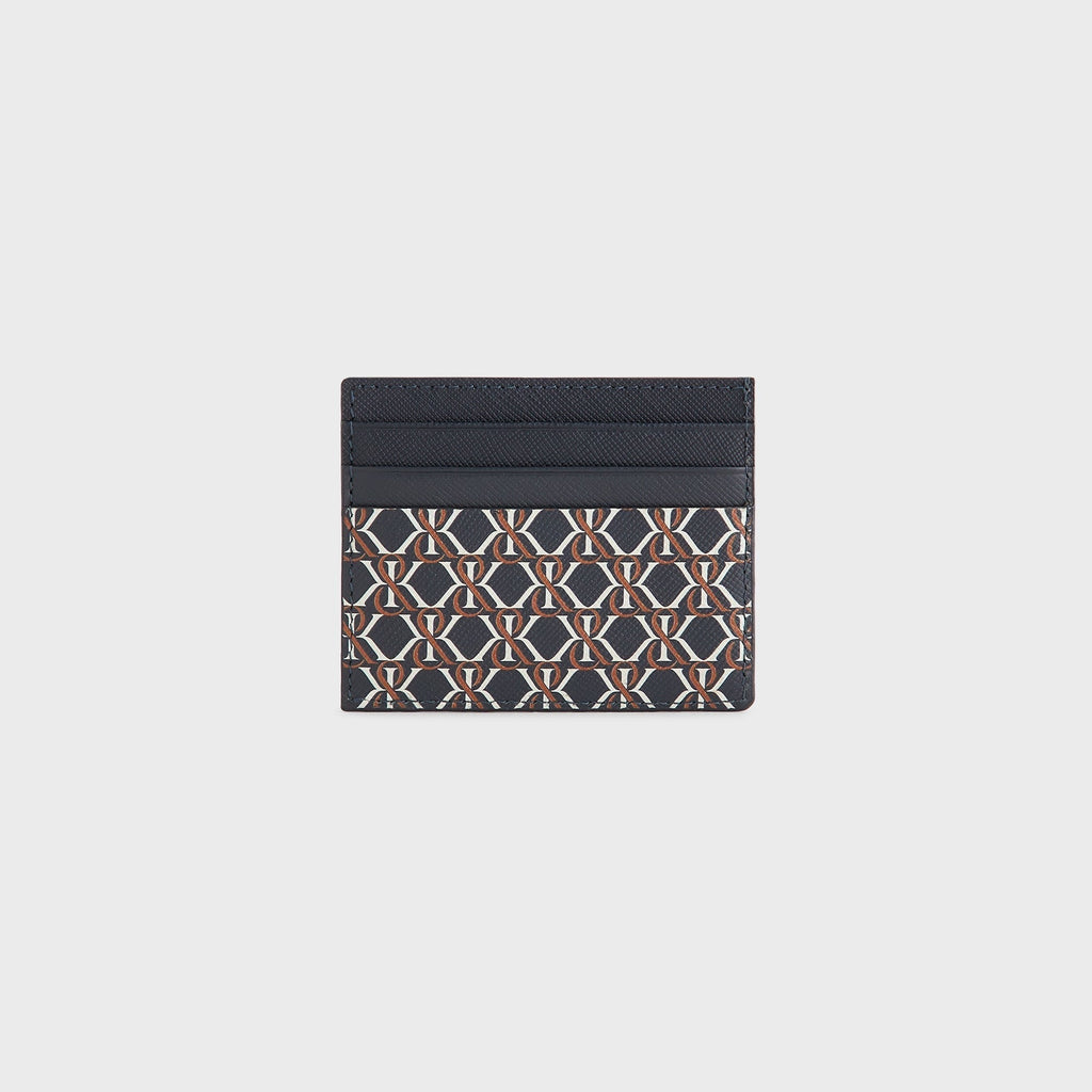 Kith Printed Monogram Card Holder - Nocturnal