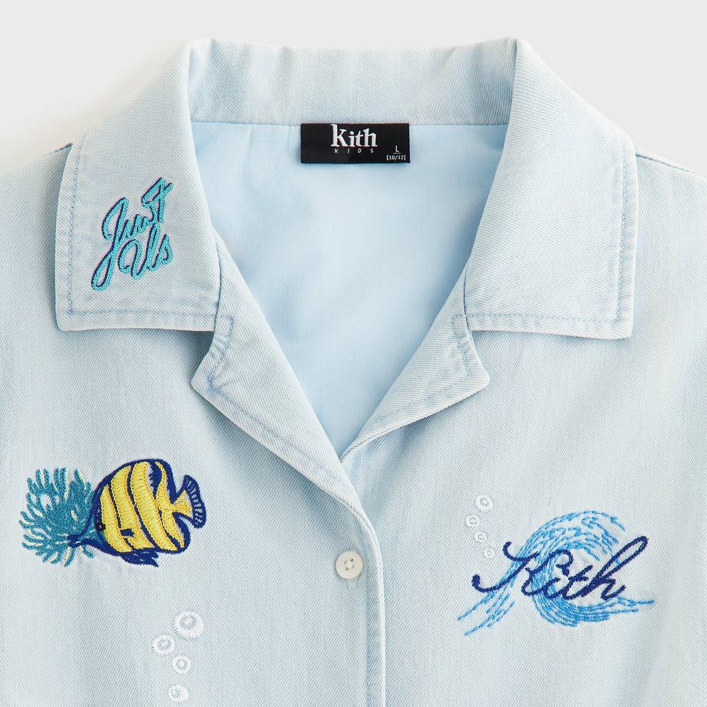 Kith Kids Novelty Lena Dress - Light Indigo