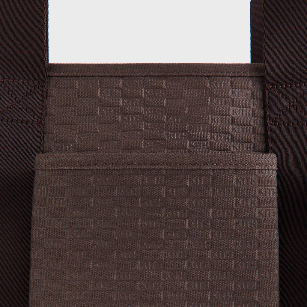Kith Monogram Canvas Tote Bag - Kindling