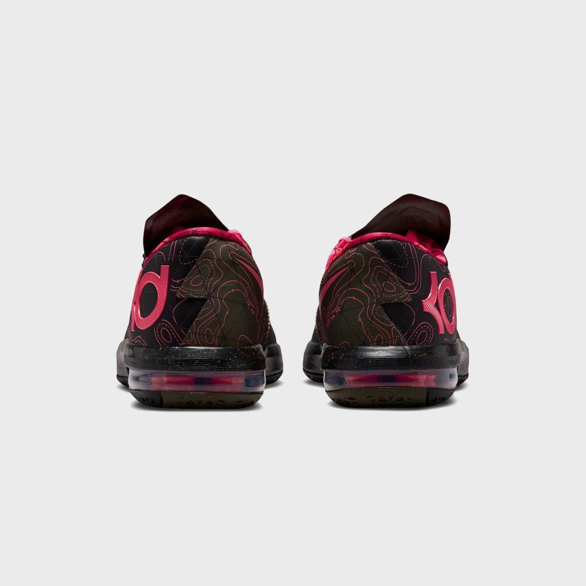 Nike GS KD 6 - Black / Medium Olive / Noble Red / Atomic Red