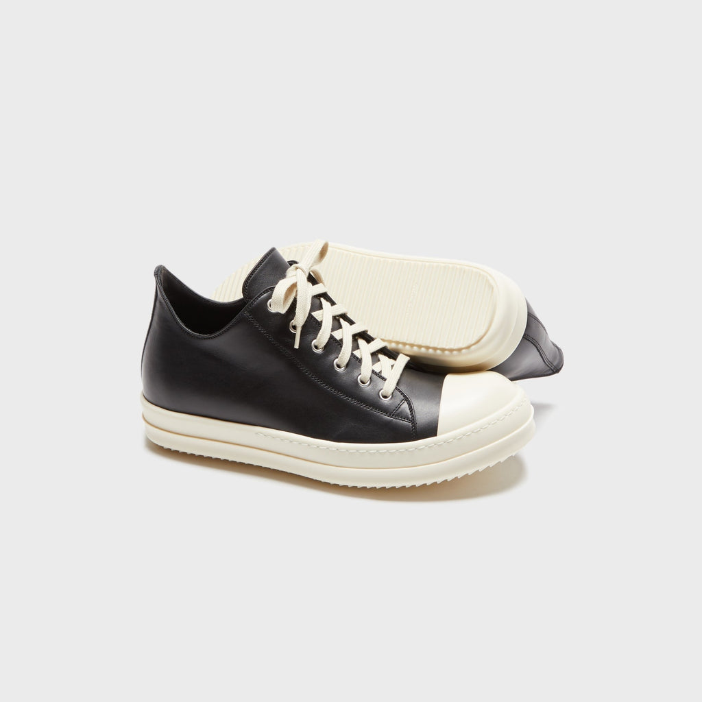 Rick Owens Low Sneaks - Black / Milk