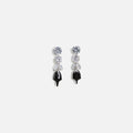 Ottolinger Diamond Tear Dip Earrings - Black
