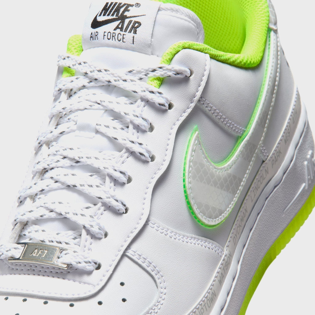 Nike Air Force 1 '07 - White / White / Barely Volt / Black