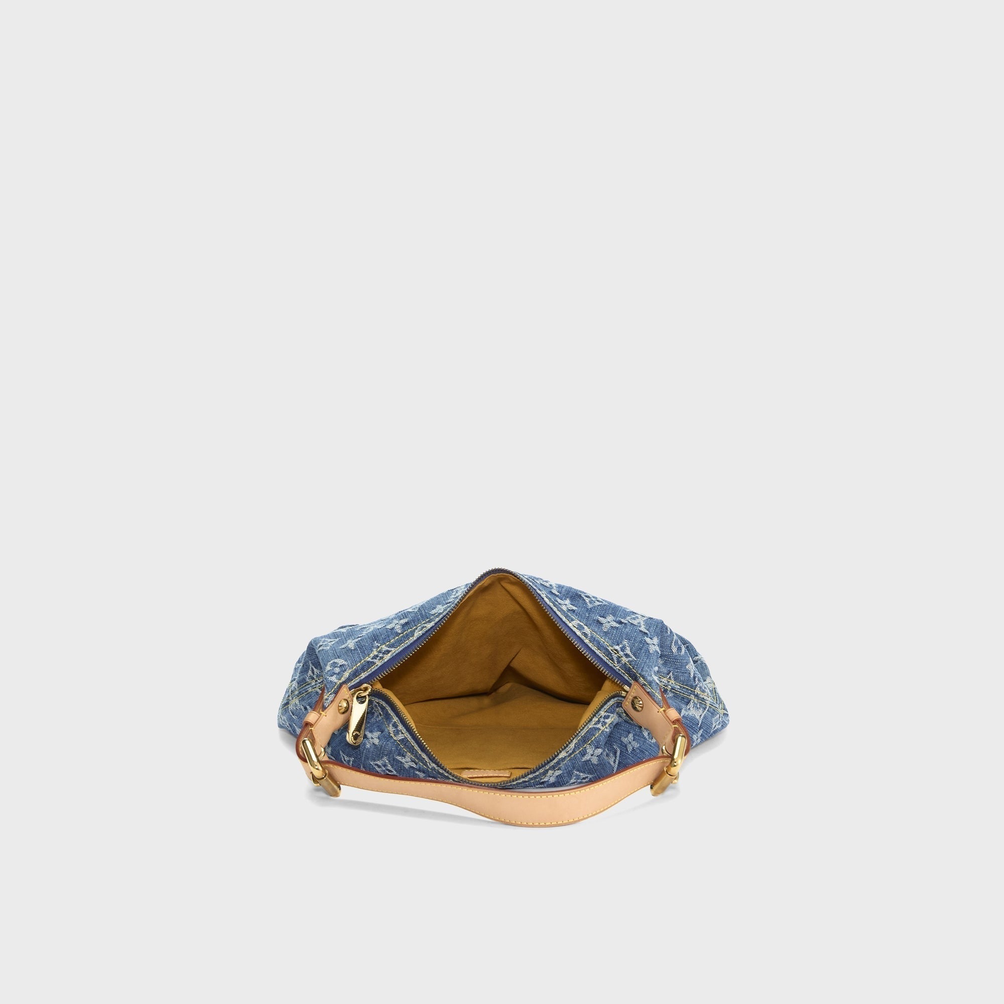 WGACA Louis Vuitton Denim Baggy GM Bag - Blue