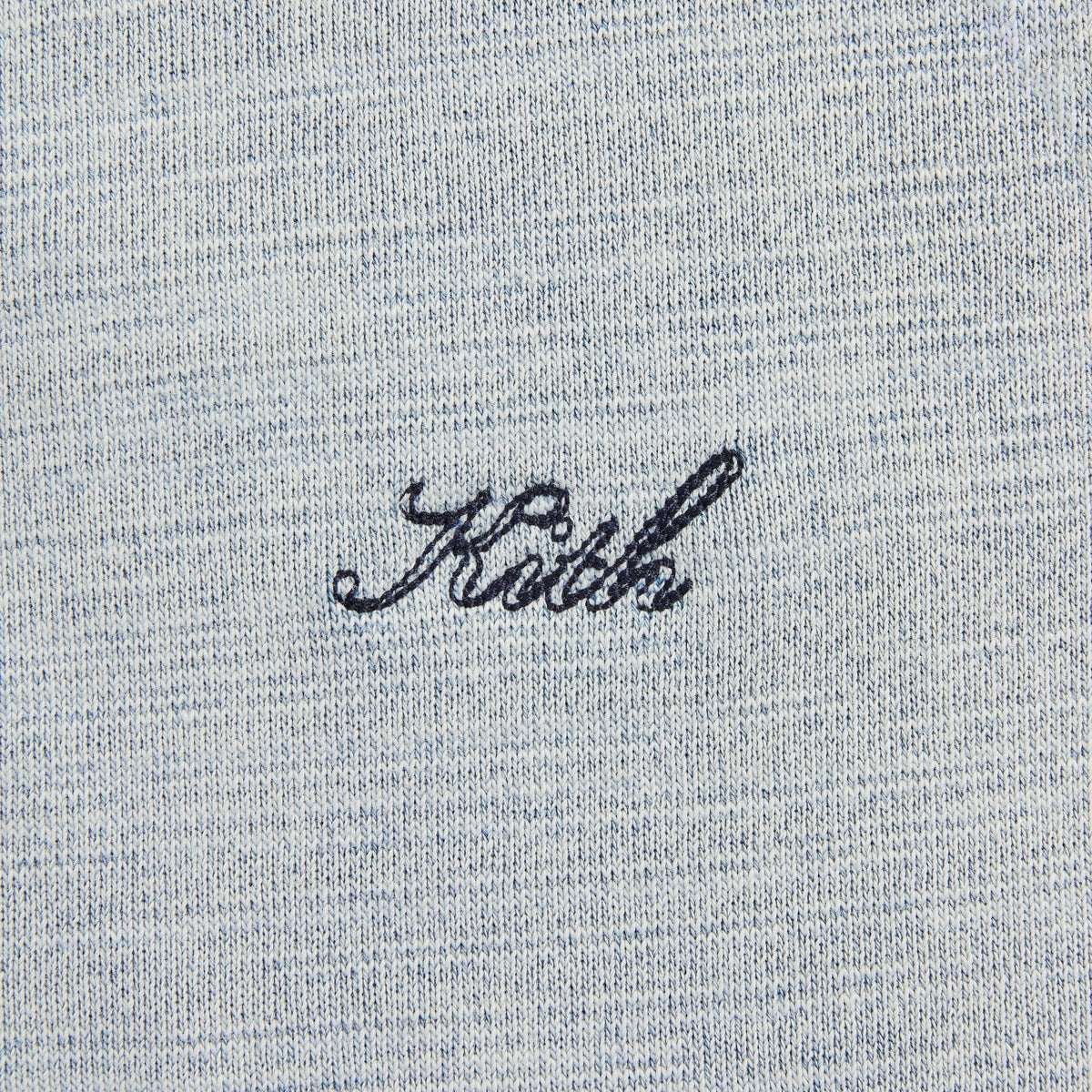 Kith Indigo Fleece Wilder Full Zip Hoodie - Pale Indigo