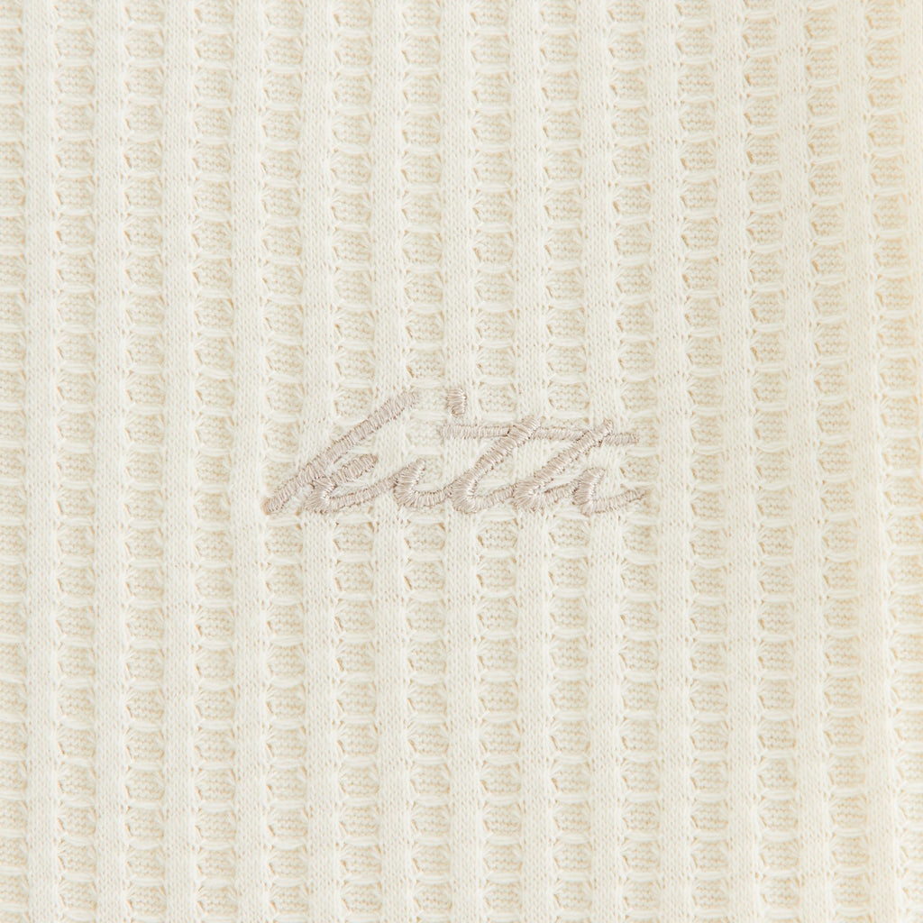 Kith Women Fei Waffle Cropped Tee - Sandrift