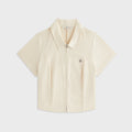 Kith Women Caela Zip Polo Shirt - Silk