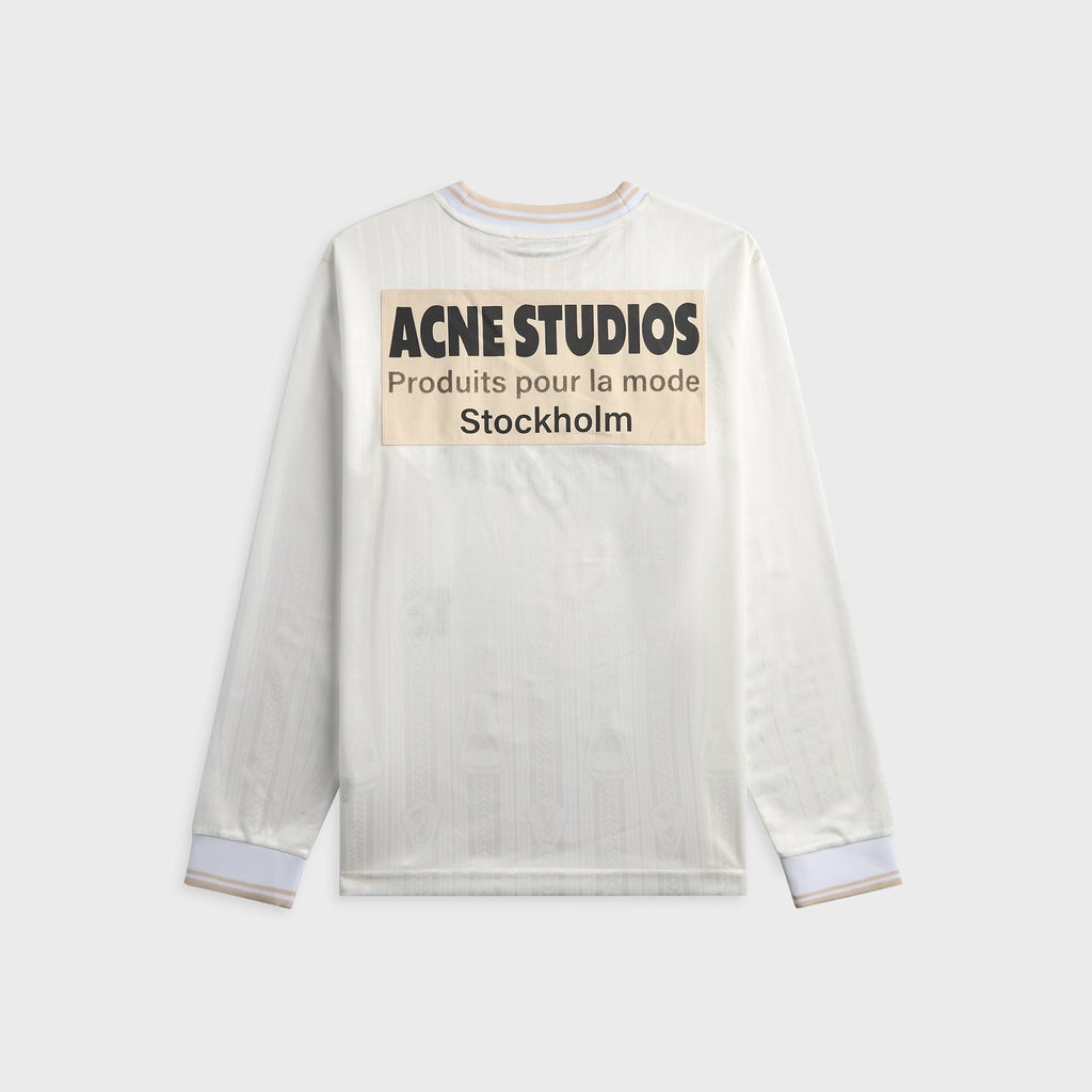 Acne Studios Logo Sports Jersey Top - White