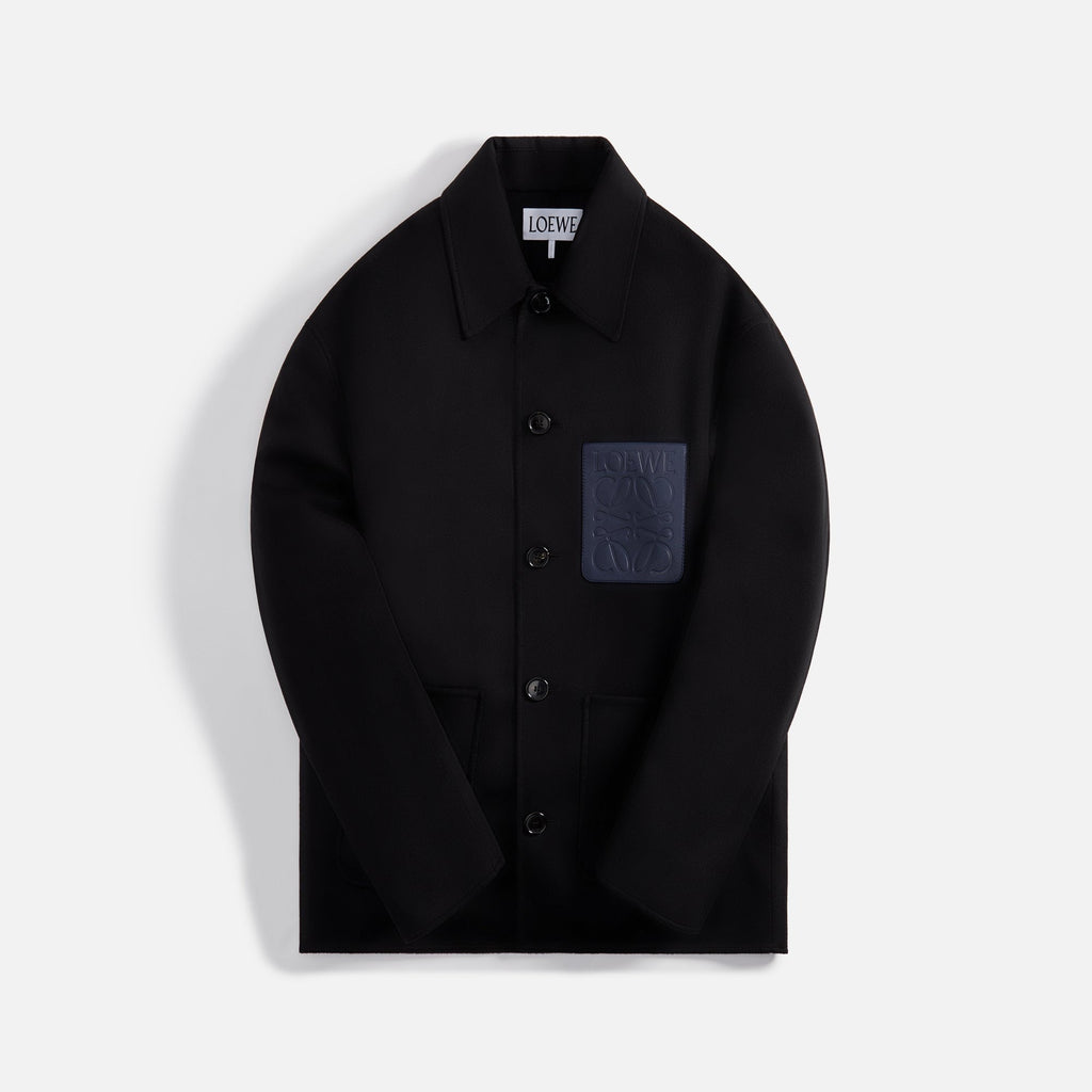Loewe Workwear Jacket Wool Cashmere- Black