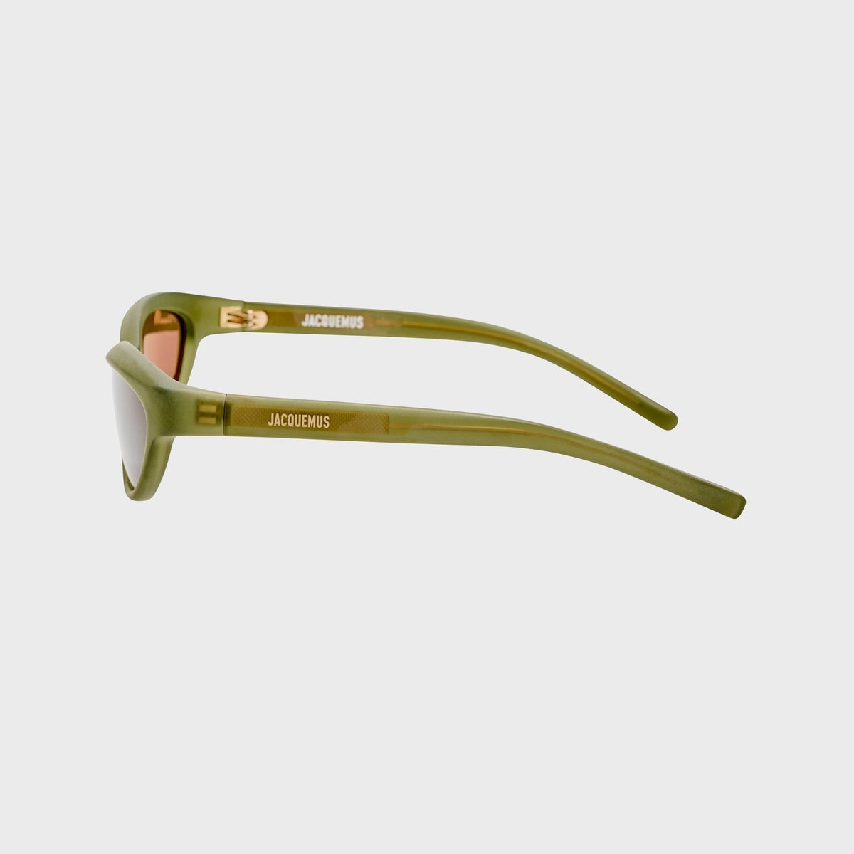 Jacquemus Curvo Frames - Sanded Green / Light Gold / Brown
