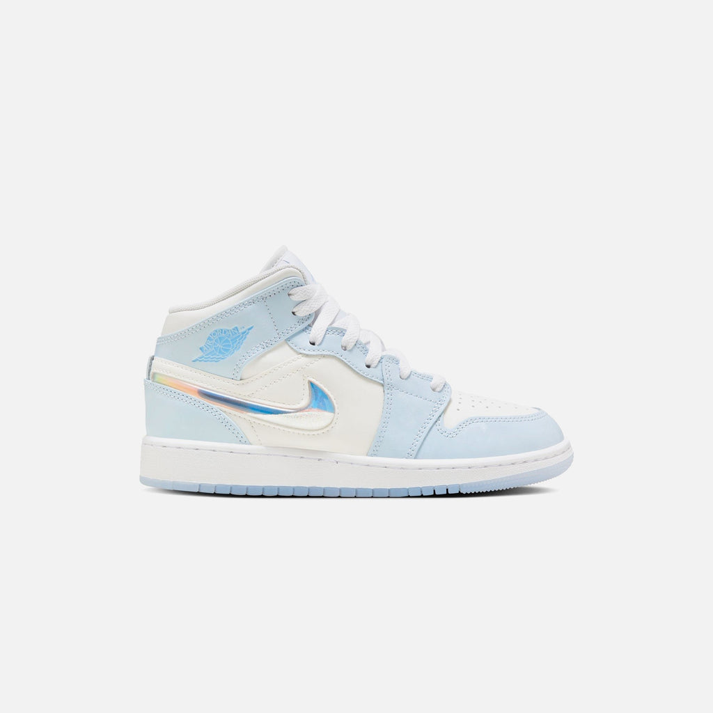 Nike GS Air Jordan 1 Mid Se - Blue Tint / Ice Blue / Summit White