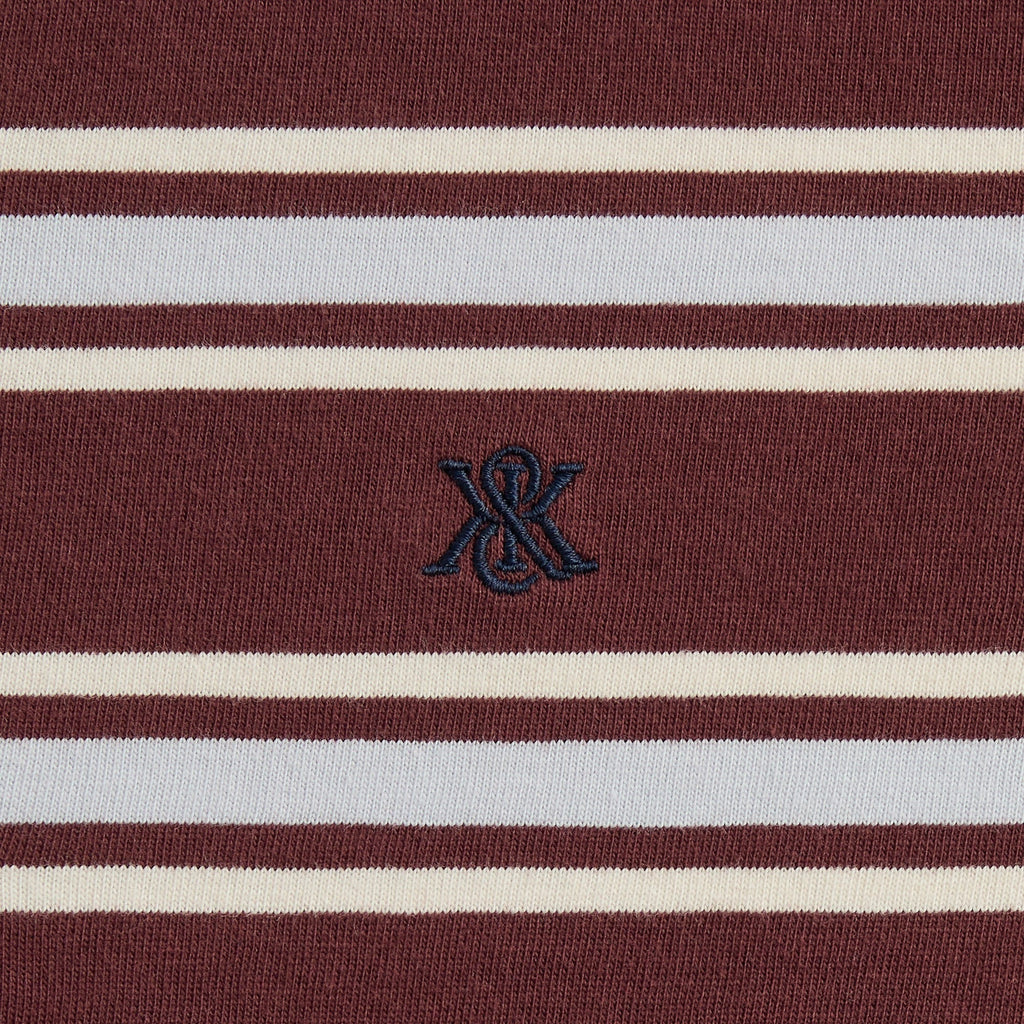 Kith Stripe LAX Tee 2.0 - Magma