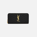 Saint Laurent YSL (117Y) Mono Wallet - Nero