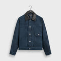 Kith Suede Alonzo Jacket - Blue Heron