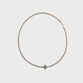 Emanuele Bicocchi Notre Dame Cross Chain Necklace - Silver