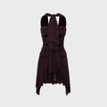 Siedres Milly Mini Mesh Dress - Brown