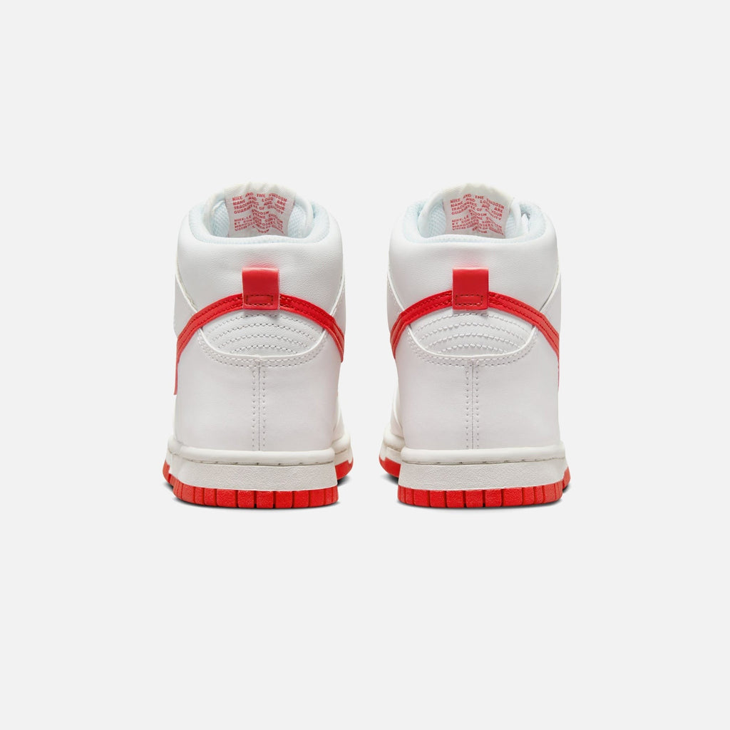 Nike Grade School Dunk High - Summit White / Track Red