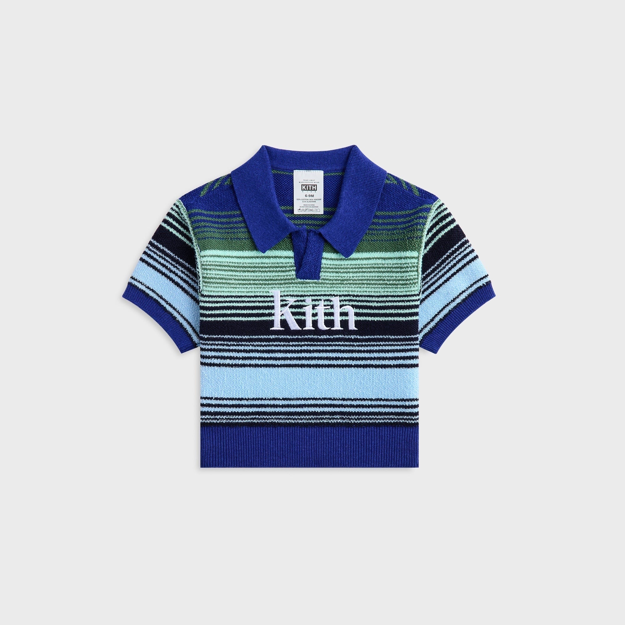 Kith Baby Striped Nelson Tee - Celeste
