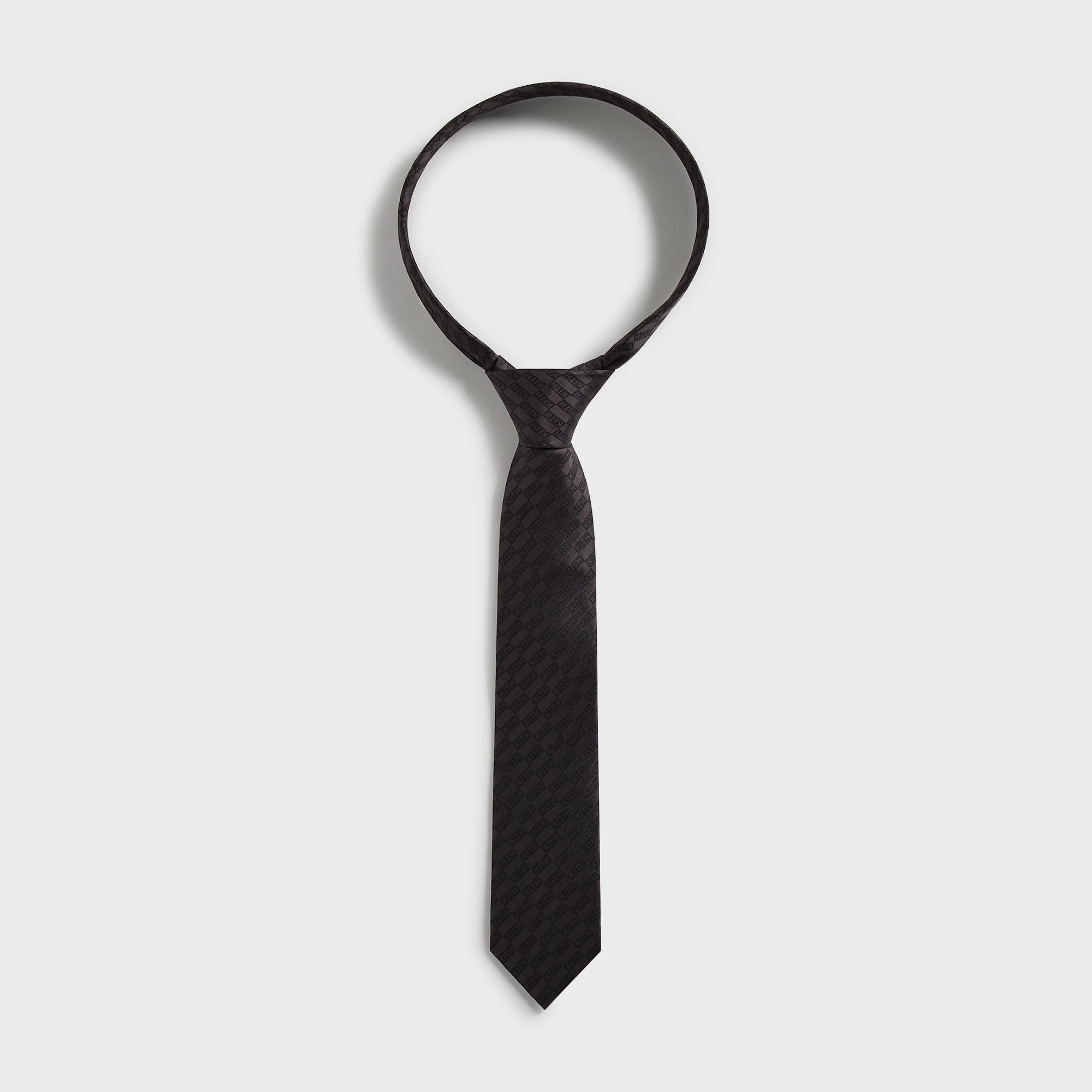Kith Jacquard Classic Logo Tie - Black
