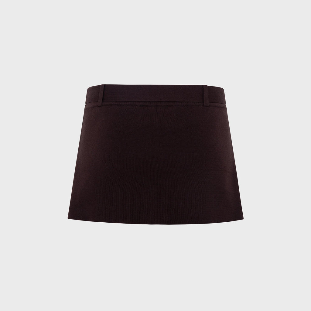 Siedres Jasmy Mini Knit Skort - Brown