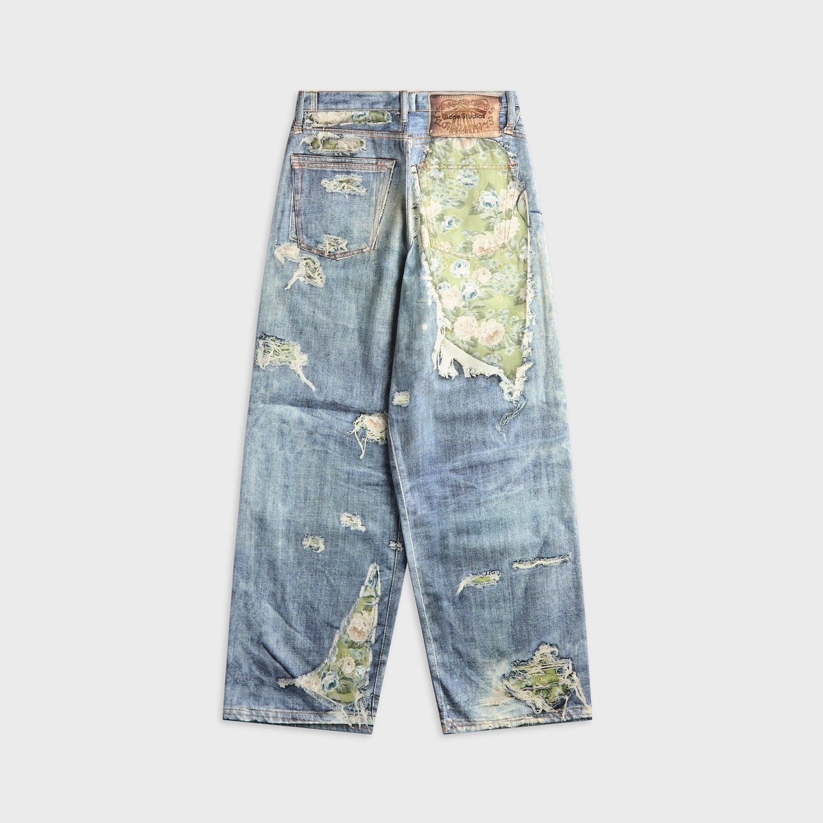 Acne Studios 1981 Trompe-l’œil Jean - Blue / Green