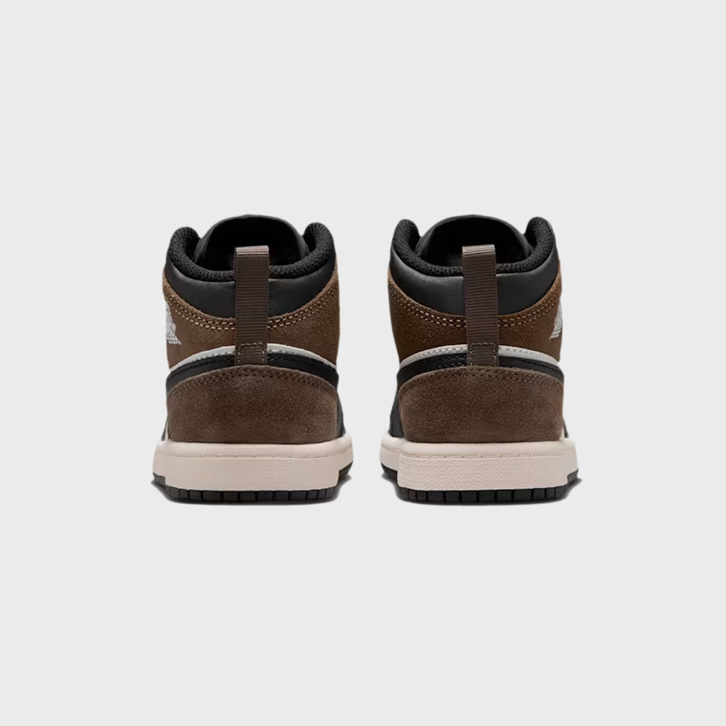 Jordan PS Jordan 1 Mid - Black / Palomino / University Red / Phantom