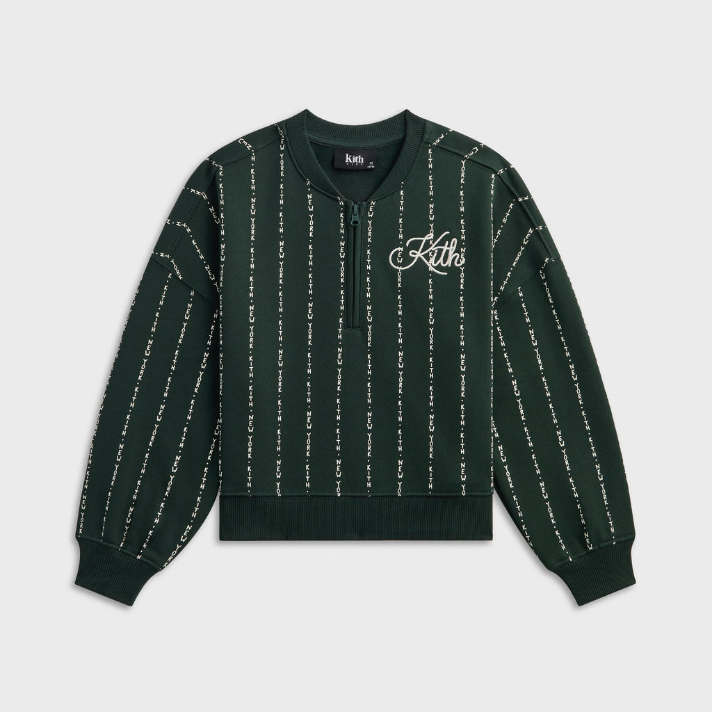 Kith Kids Quarter Zip Sweatshirt - Stadium