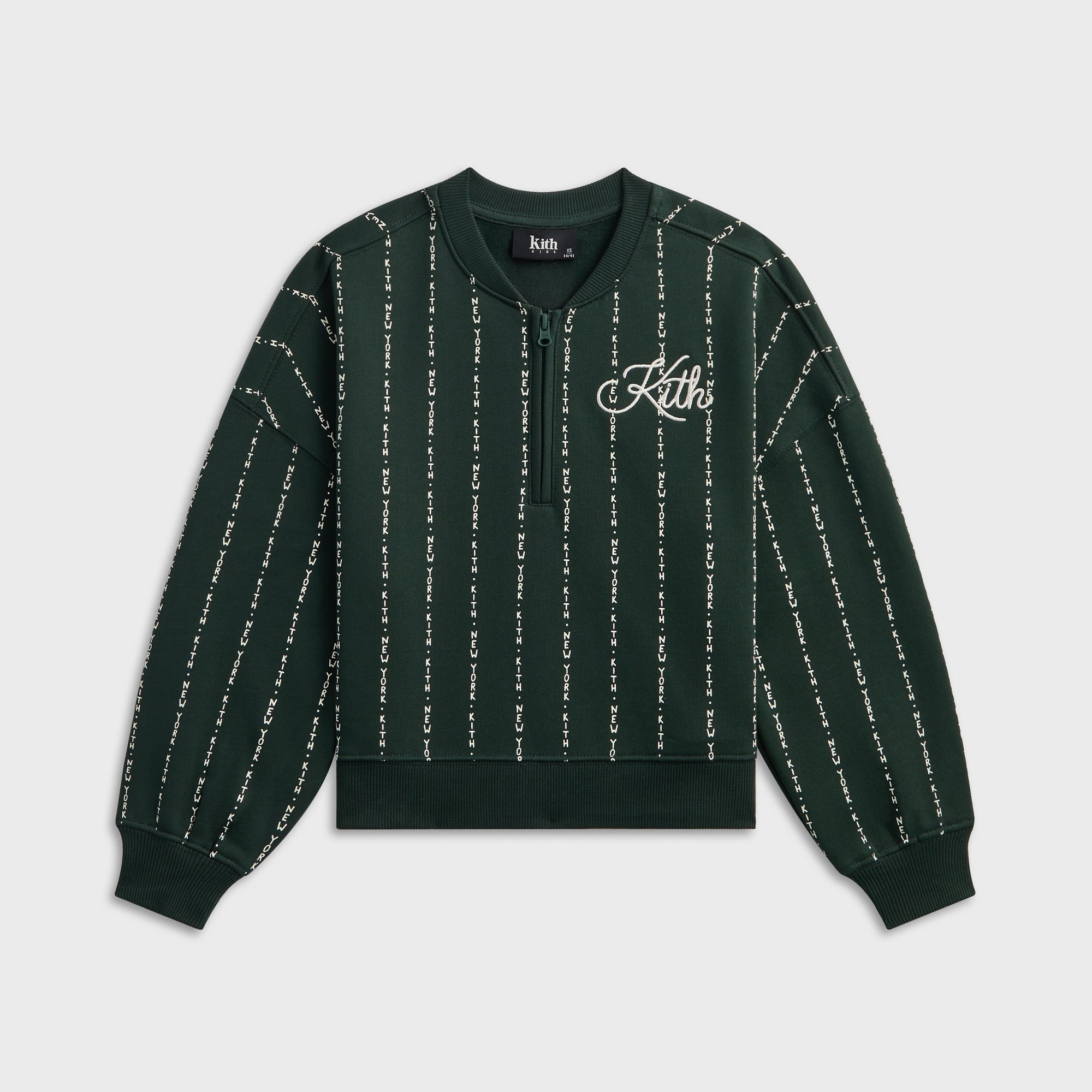 Kith Kids Quarter Zip Sweatshirt - Stadium